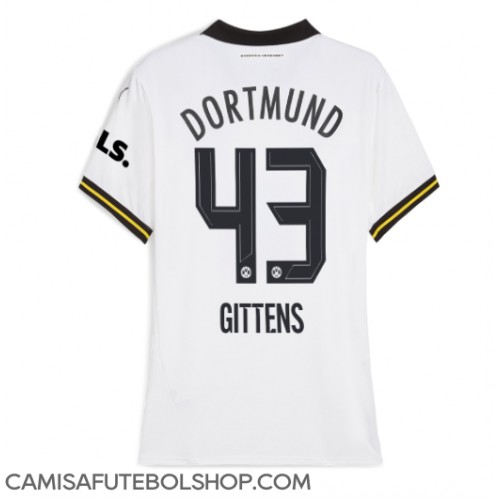 Camisa de time de futebol Borussia Dortmund Jamie Bynoe-Gittens #43 Replicas 3º Equipamento Feminina 2024-25 Manga Curta